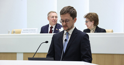 Михаил Савченко выступил на заседании Палаты молодых законодателей при Совете Федерации